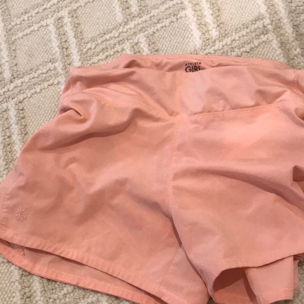 SOLD Pink Athleta shorts, RARE COLOR
